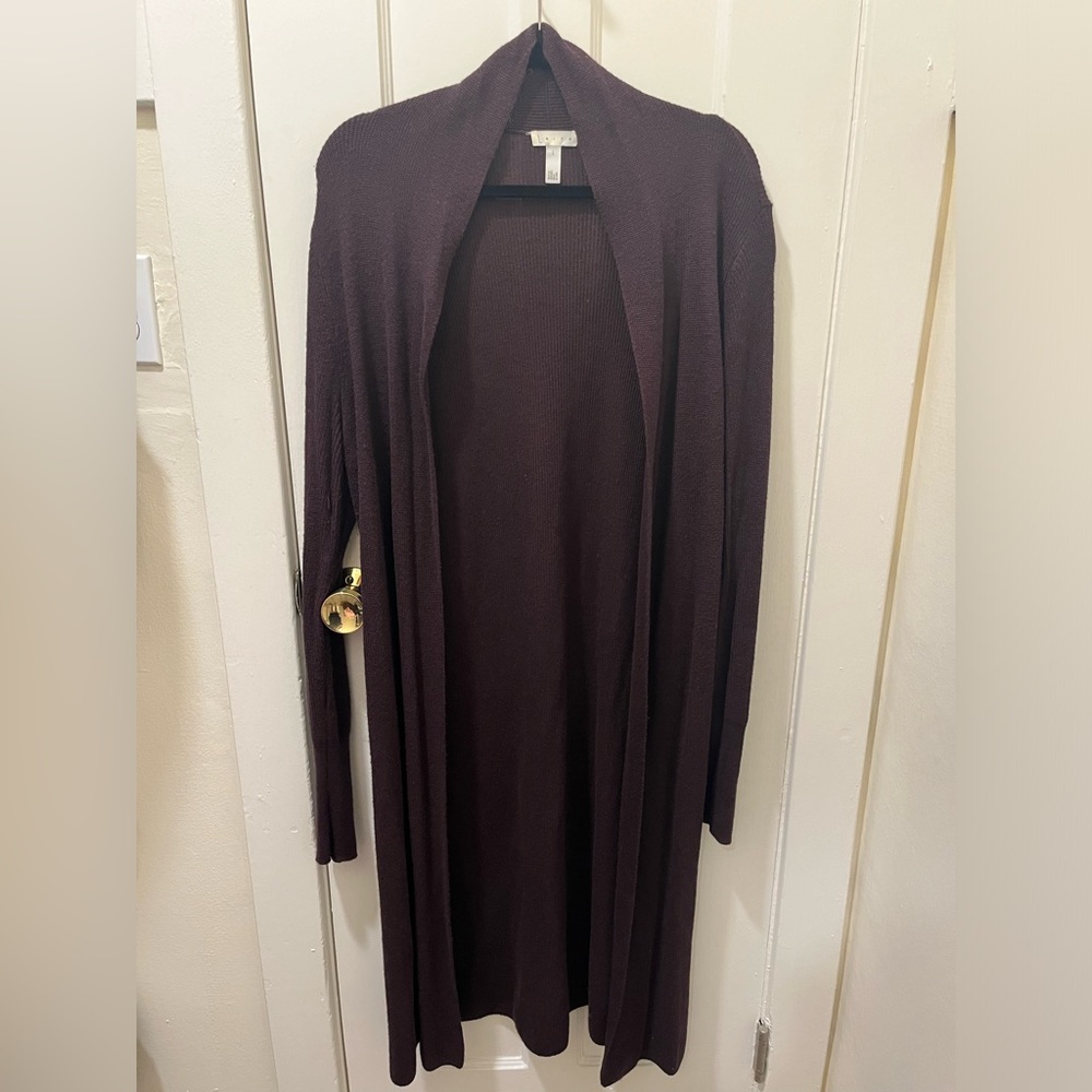 Burgundy Leith Cardigan